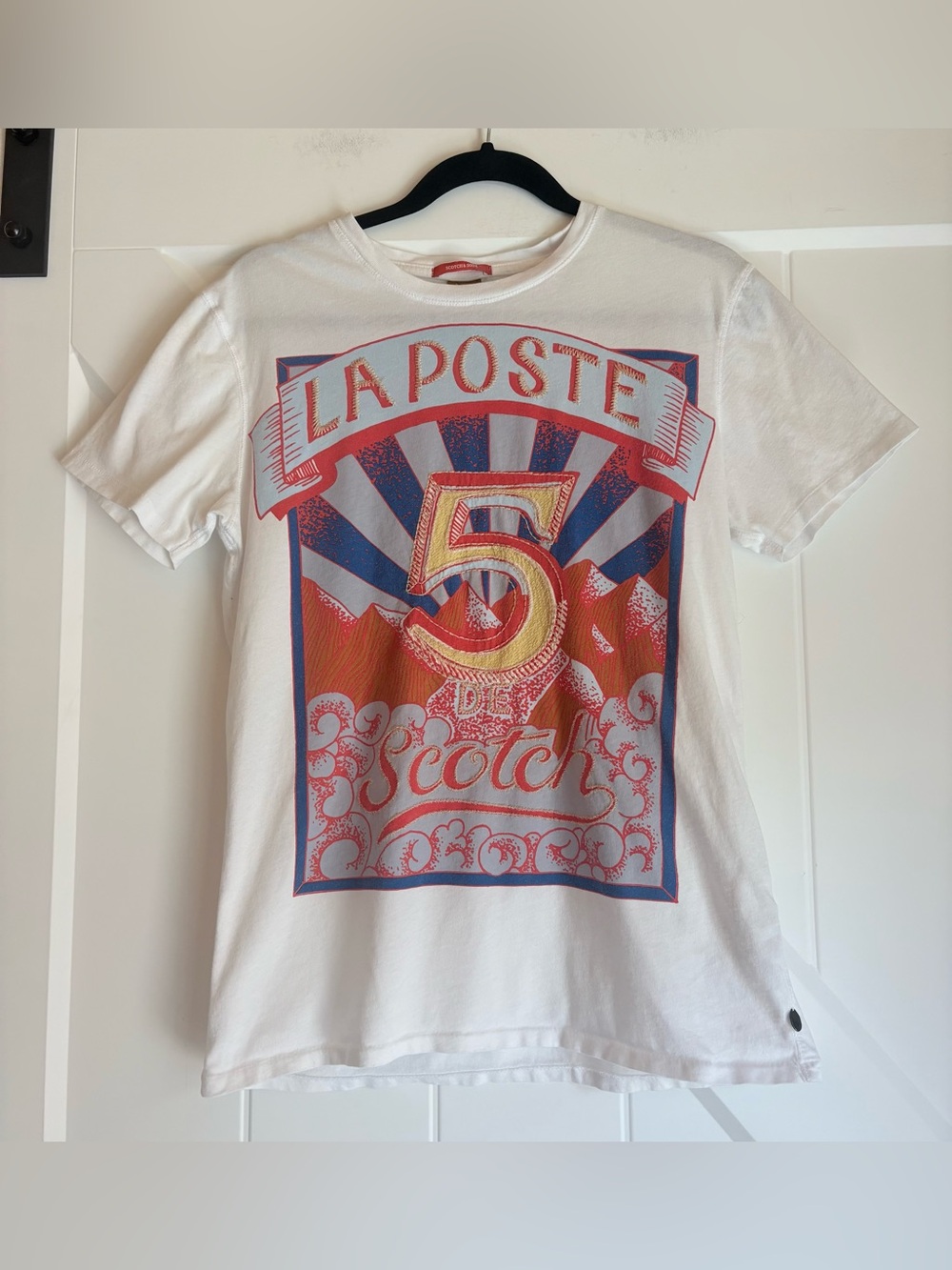 Scotch & Soda La Poste/5 de Scotch Graphic Tee S
